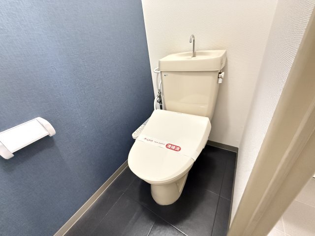 拡大写真:アメニティパークA 2階201のトイレも気になるポイント