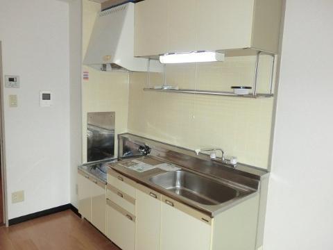 拡大写真:岡山市中区原尾島 3階301のキッチン