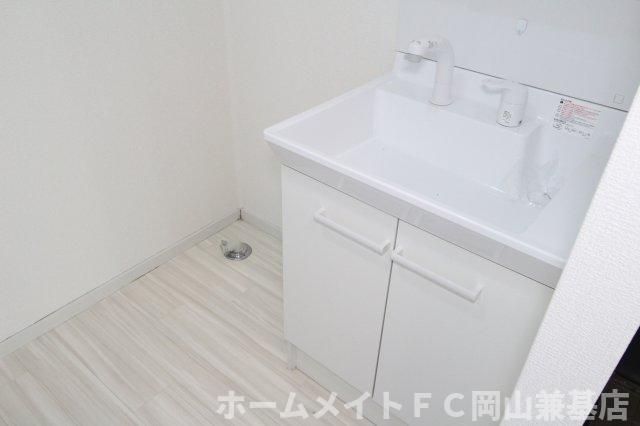 拡大写真:岡山市中区湊 2階202の洗面所