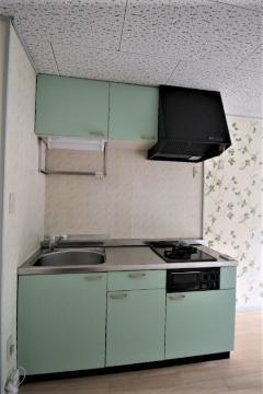 拡大写真:サンライフ湊 2階202のキッチン