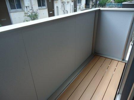拡大写真:岡山市中区長岡 2階203のベランダ