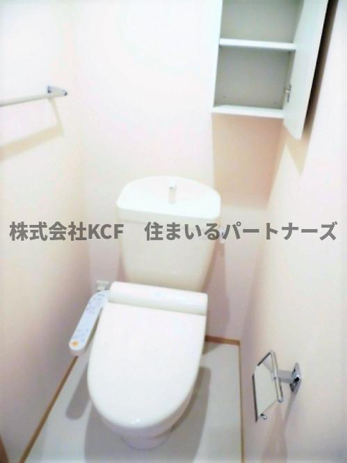 拡大写真:ニューライフつぶく5 1階102のコンパクトで使いやすいトイレです