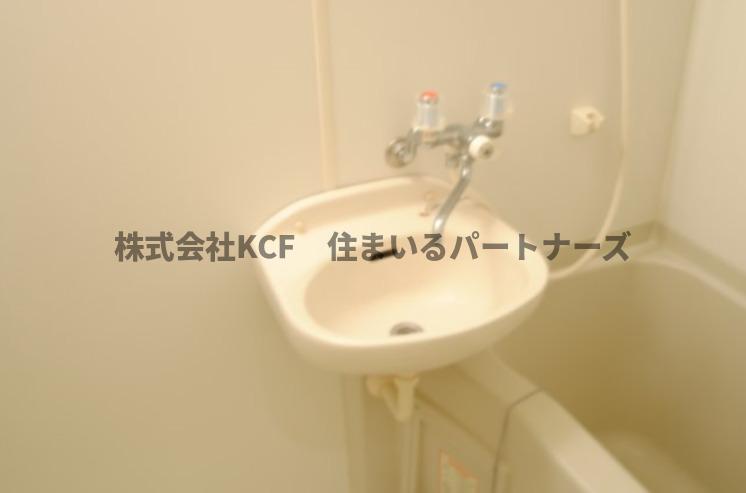 拡大写真:サンロードスI 1階Aの広い洗面スペース