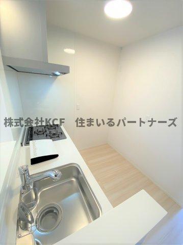 拡大写真：Fontaine和賀 1階101のお料理しやすいキッチンです