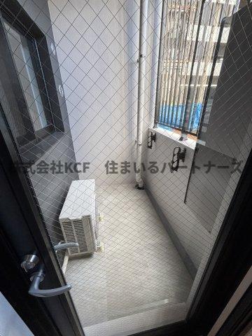 拡大写真:GlanZ 六ツ門 3階302のバルコニー