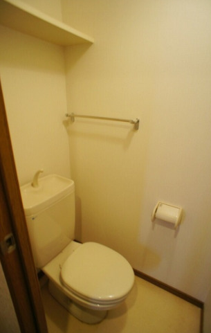 拡大写真:DC.フラット 3階302のコンパクトで使いやすいトイレです