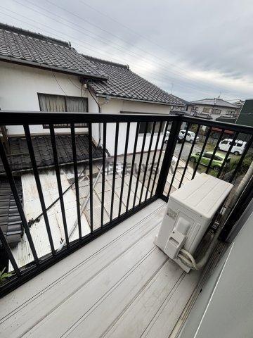 拡大写真:つばきコーポ 2階201のバルコニー