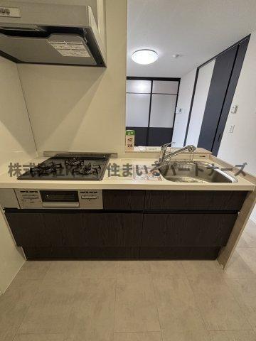 拡大写真:D-ROOM+西町 2階203のお料理しやすいキッチンです