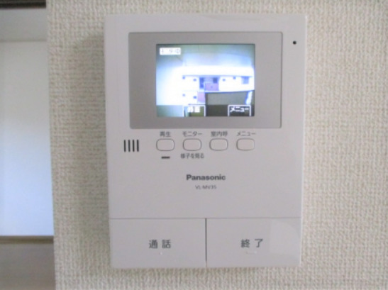 拡大写真:セジュール クレストB棟 1階103のセキュリティ