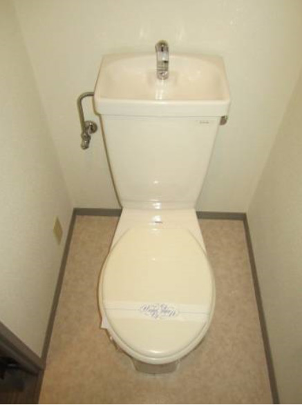 拡大写真:ロマネスク通町第2 7階705の落ち着いた色調のトイレです