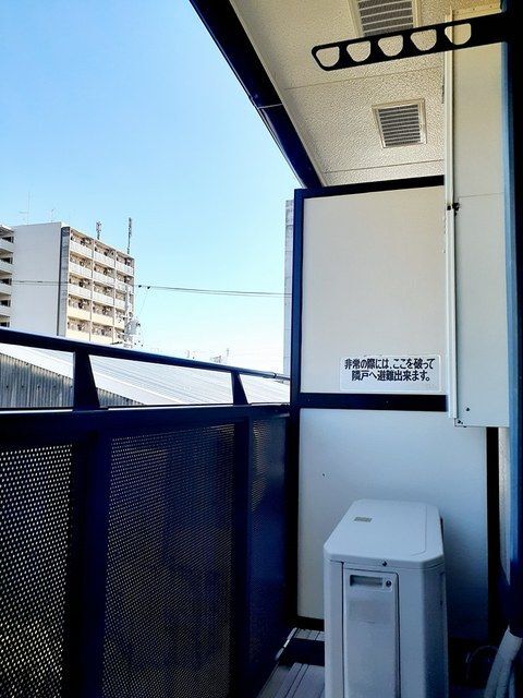 拡大写真:アルドーレ 2階202のバルコニー