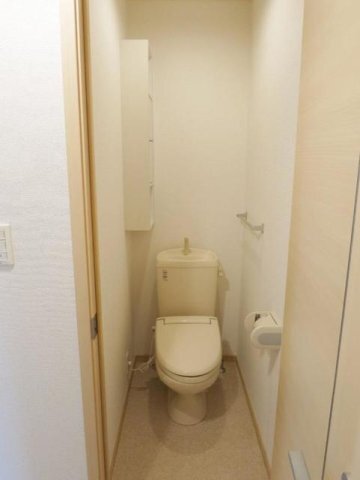 拡大写真:アルドール・Y 1階102の落ち着いた色調のトイレです
