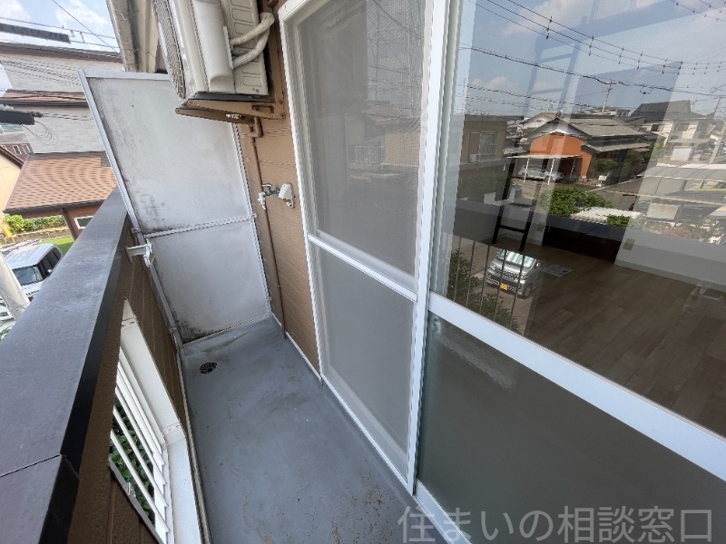 拡大写真:岡崎市二軒屋町1丁目 2階202のバルコニー