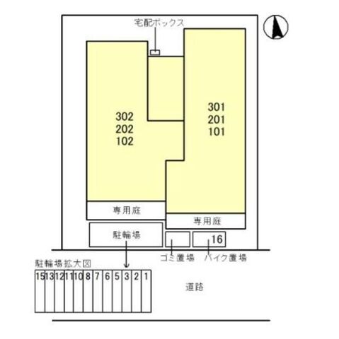 拡大写真:西宮市小松南町1丁目 1階102の外観