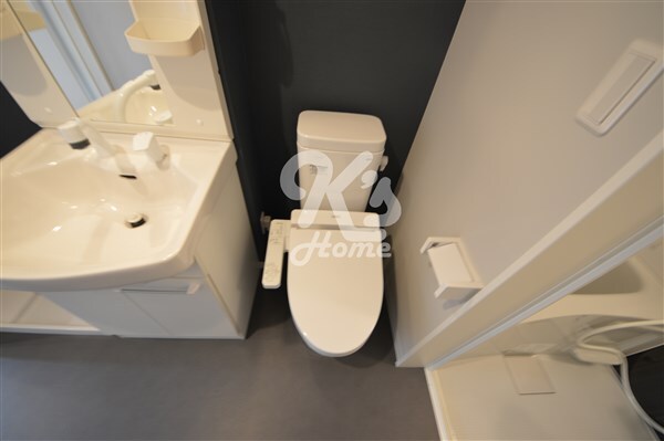 拡大写真:サンクス東須磨 2階203のトイレ