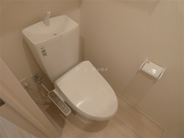 拡大写真:D-room旗塚通 3階303のトイレ