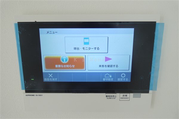 拡大写真:グルーブ神戸元町アリア 6階601のセキュリティ