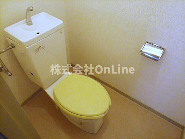 拡大写真:グリーンヒル松倉 2階201のトイレ