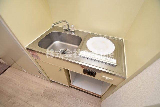 拡大写真:東大阪市小若江1丁目 3階303のキッチン
