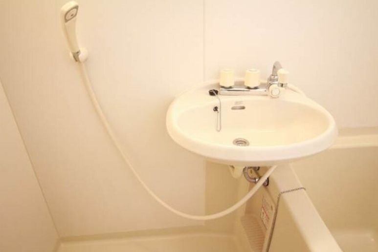 拡大写真:メゾンソレイユ 2階203の洗面所