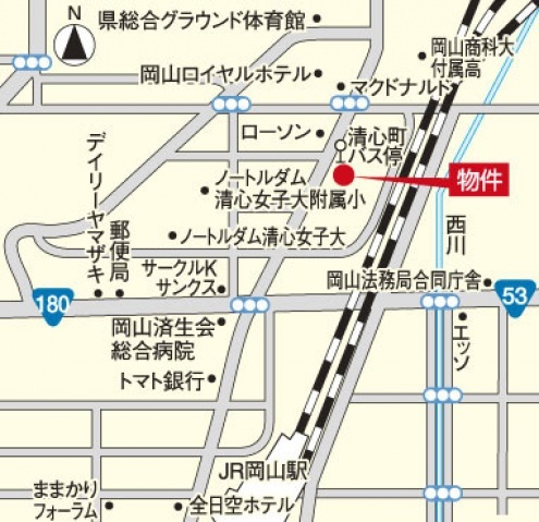 拡大写真:ファミールタワープラザ岡山 24階2412のその他