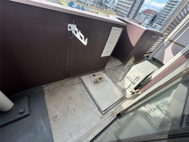 拡大写真：グランディール門田屋敷 2階402のバルコニー