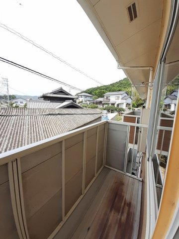 拡大写真:シーサイドメゾン十禅寺A 2階201のバルコニー