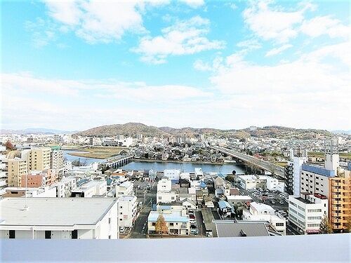 拡大写真:ライオンズタワー岡山千日前 11階1107の展望