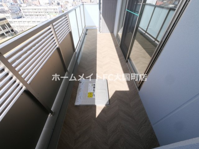 拡大写真:アトリエール堺寺地町 5階505のバルコニー
