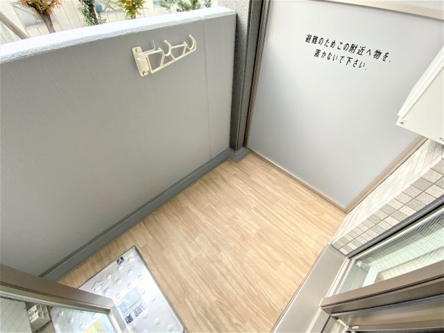 拡大写真:エスリード大阪城クローグ 10階1002のバルコニー