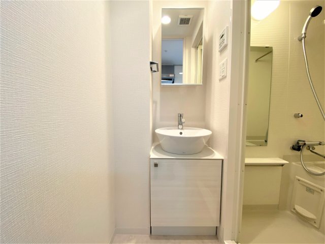 拡大写真:エスリード大阪城クローグ 10階1002の洗面所