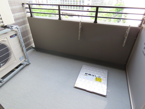 拡大写真:ザ・パークハビオ堂島川 11階1101のバルコニー