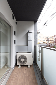 拡大写真:AvvoltoFelice蒲田South 1階103のバルコニー