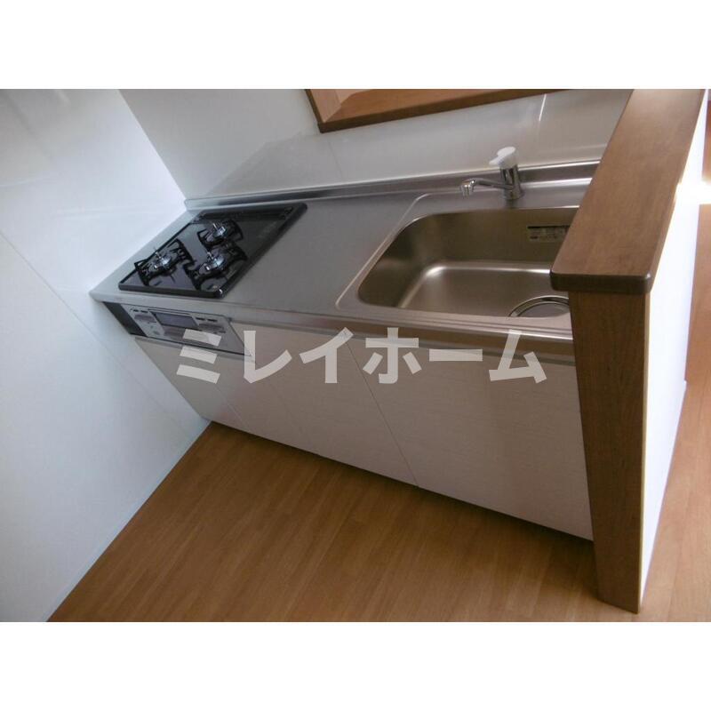 拡大写真:アクロメゾン 2階201のキッチン