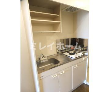 拡大写真:BROWNHOMES 2階205のキッチン