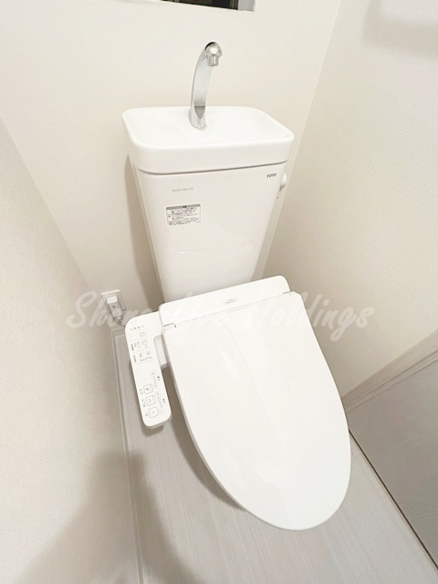 拡大写真:平塚市明石町 8階803のトイレもきれいです