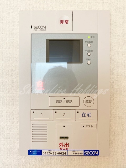 拡大写真:藤沢市大鋸2丁目 1階103の安心テレビモニター付きインターホン♪