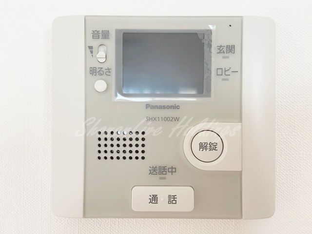 拡大写真：シャ　ミニオン 5階501のモニター付きインターホン♪