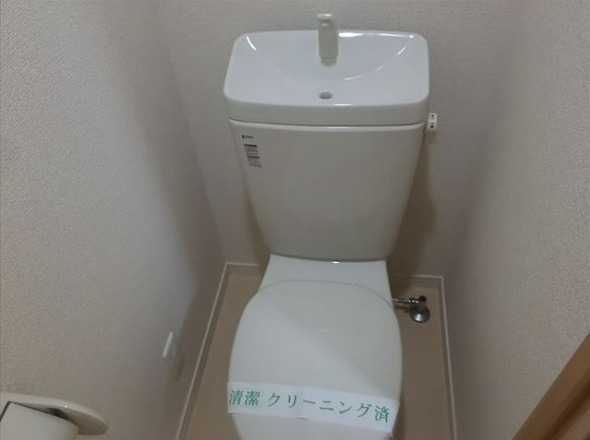 拡大写真:ラウレア 1階101の清潔感のあるトイレ♪