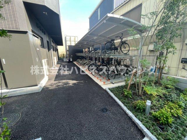 拡大写真:LaSante柏 4階401の敷地内駐輪場あり