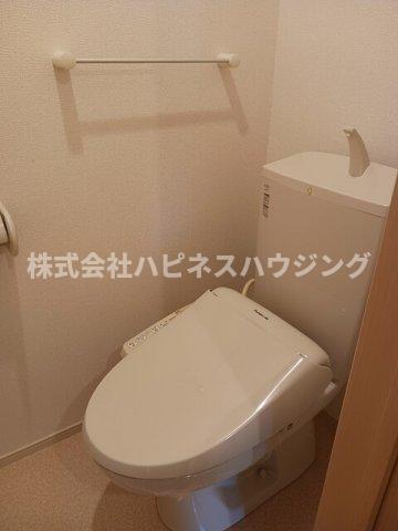 拡大写真:T’sウィステリアⅠ 2階202のトイレ