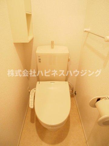 拡大写真:エーデルⅢ 2階203のトイレも気になるポイント