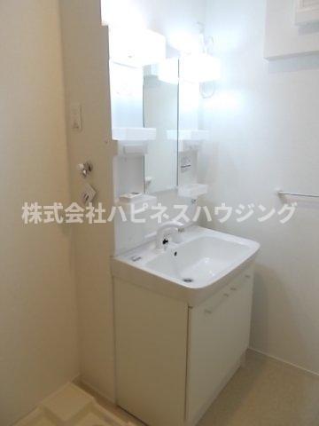 拡大写真:アンソレイエ天王台Ⅰ 1階101の洗面所