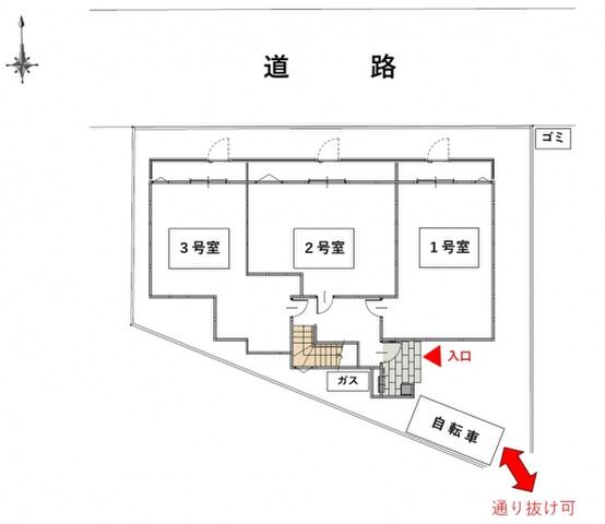 拡大写真:REGALEST LUXE 3階302の地図