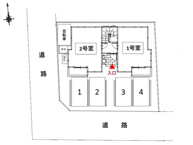 拡大写真:REGALEST 下中野 2階201の地図