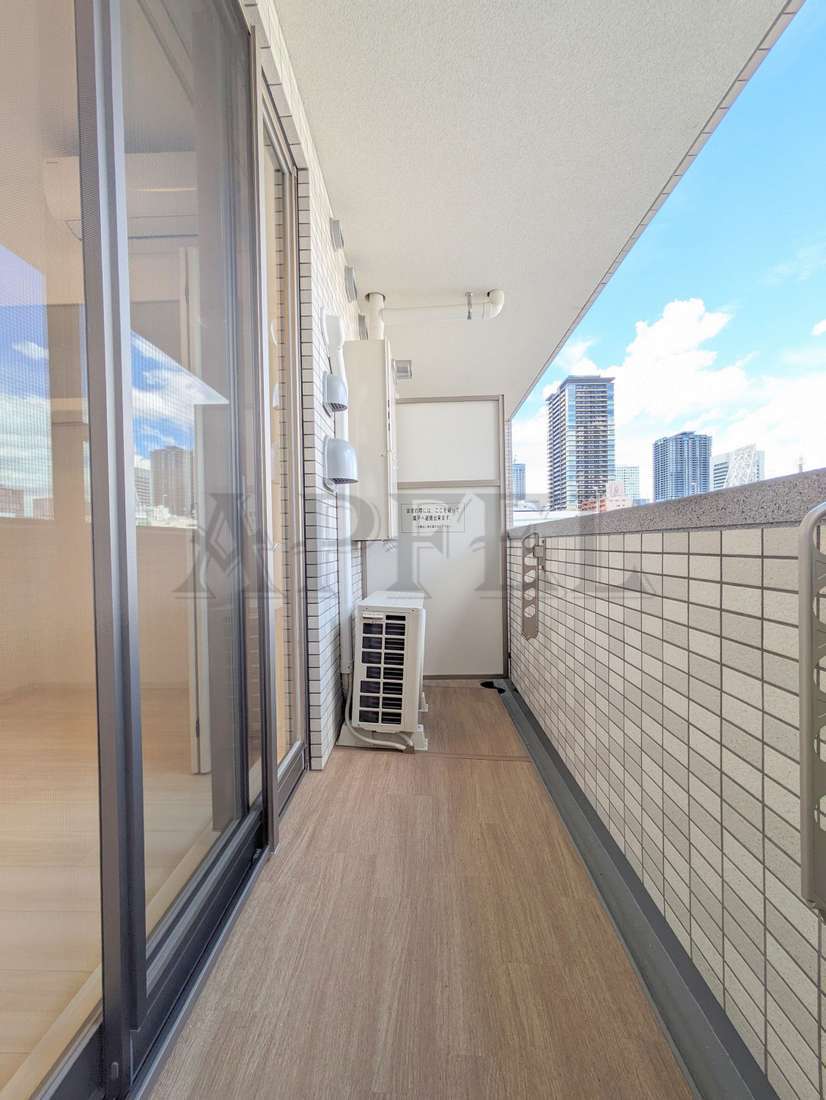 拡大写真:Vinoプレジオ本町 6階605のバルコニー