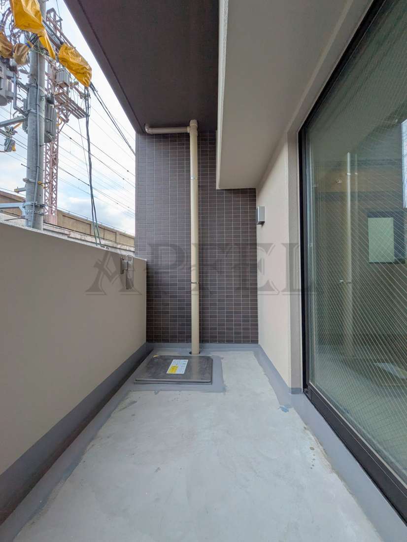 拡大写真:シャテーニュ上本町 5階501のバルコニー