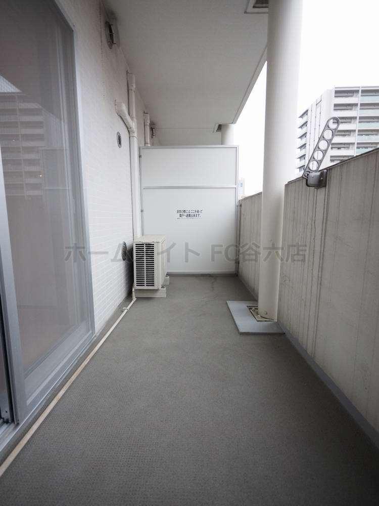 拡大写真:URBAN FLATS中之島 3階314のバルコニー