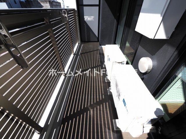 拡大写真:S-RESIDENCE松屋町asence 3階308のバルコニー