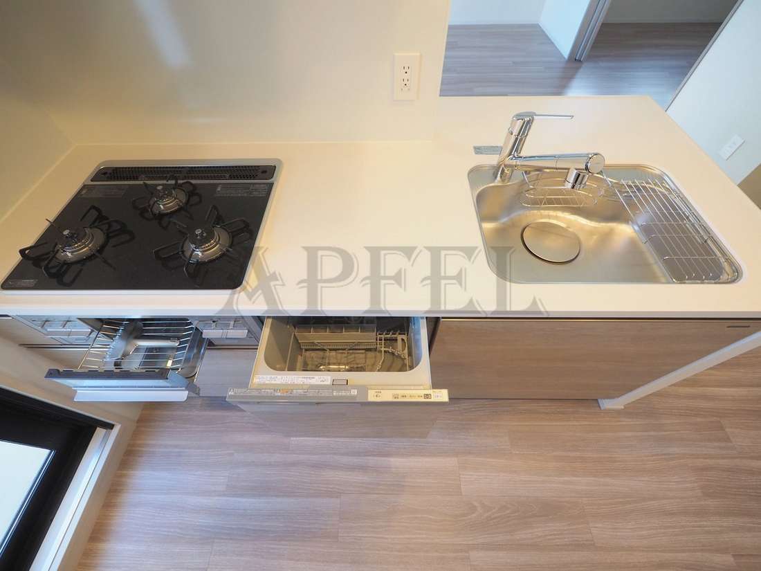 拡大写真:SK RESIDENCES SHINSAIBASHI 6階601のキッチン
